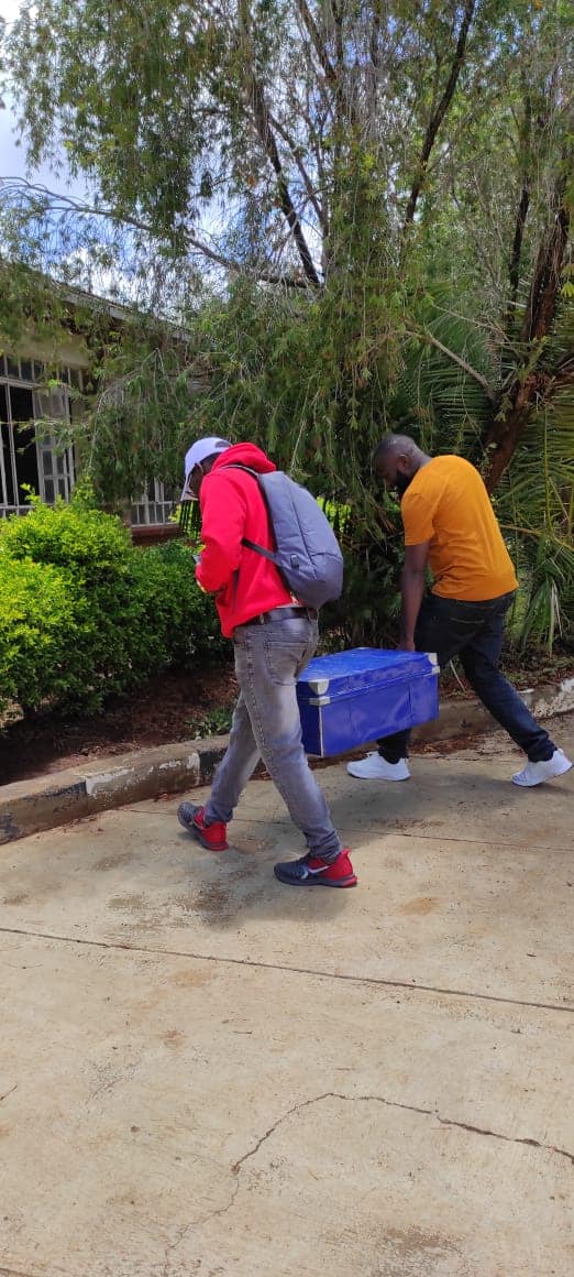 Arrivals at the school