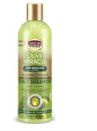 African Olive Miracle Moisturizing & Detangling 2 in 1 Shampoo - 355 ml